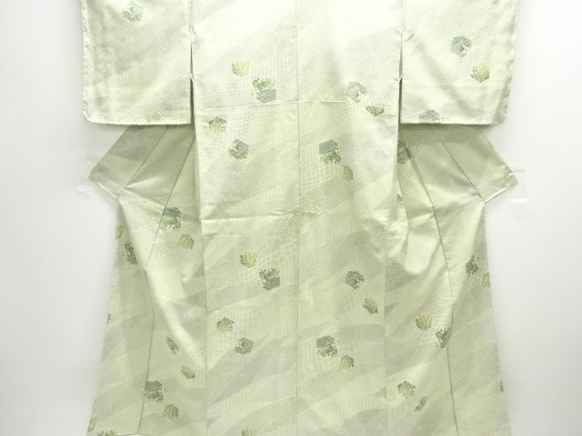 JAPANESE KIMONO / KOMON / FLORAL PLANTS